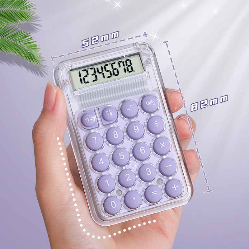 Scientific Calculator For Secondary School - น่ารักเครื่องคิดเลขเงียบรุ่นมินิการเรียนรู้เสริมเครื่องคิดเลขแบบพกพาขนาดเล็ก Back To School อุปกรณ์นักเรียน/การเงิน