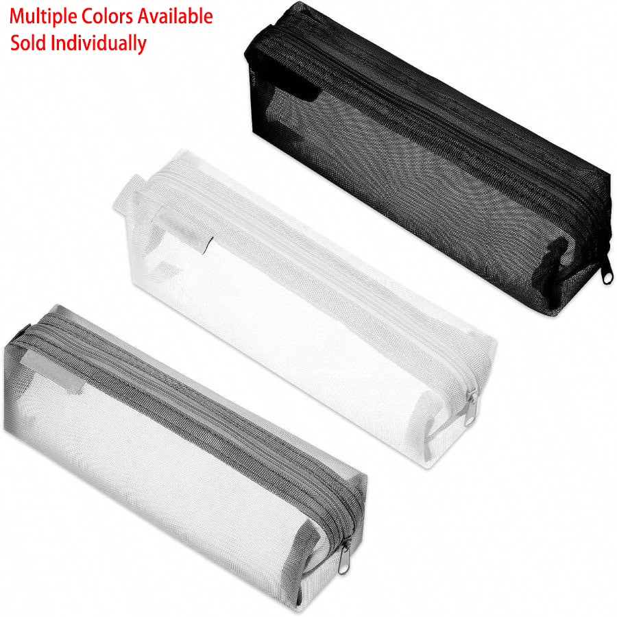 กระเป๋าใส่ดินสอแบบตาข่ายโปร่งใ - Clear Mesh Pencil Pouch For Exam บทวิจารณ์และราคา