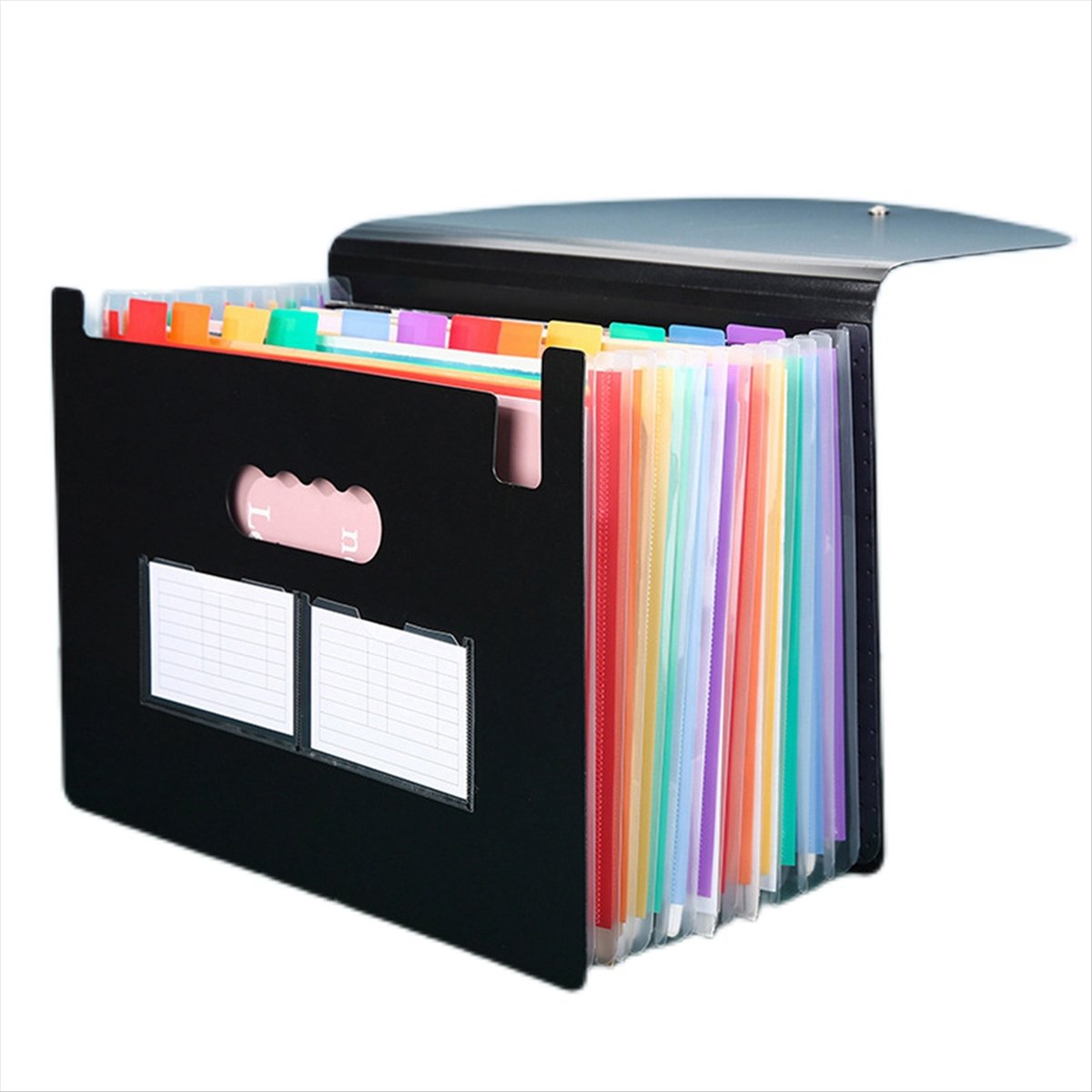 แฟ้มเอกสารแบบขยายได้ AT16 13 ช - Expandable Accordion File Folder 13 Pockets บทวิจารณ์และราคา