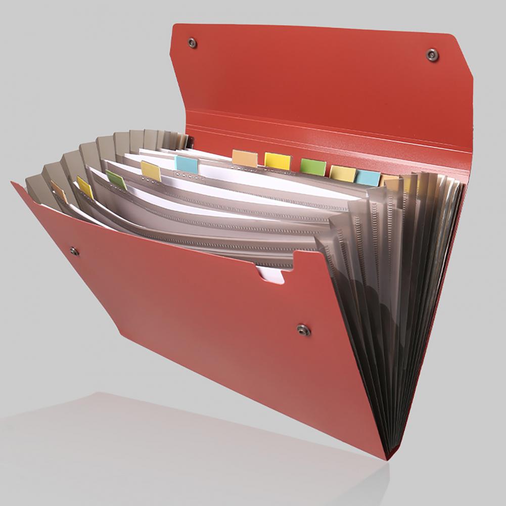 แฟ้มเอกสารแบบขยายได้ แฟ้มเอกสา - Expandable Accordion File Folder 13 Pockets บทวิจารณ์และราคา