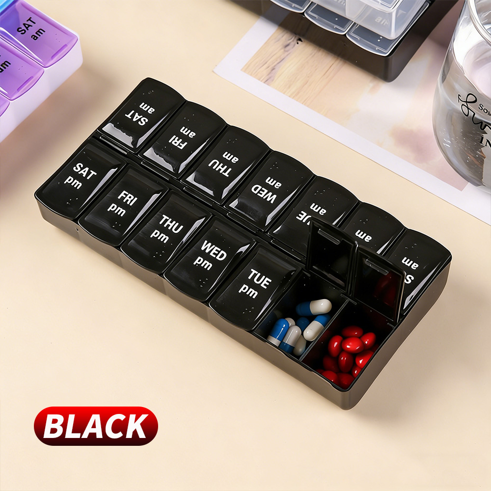 กล่องยาแบบพกพา 14 ช่อง แยกอิสร - Stationery บทวิจารณ์และราคา