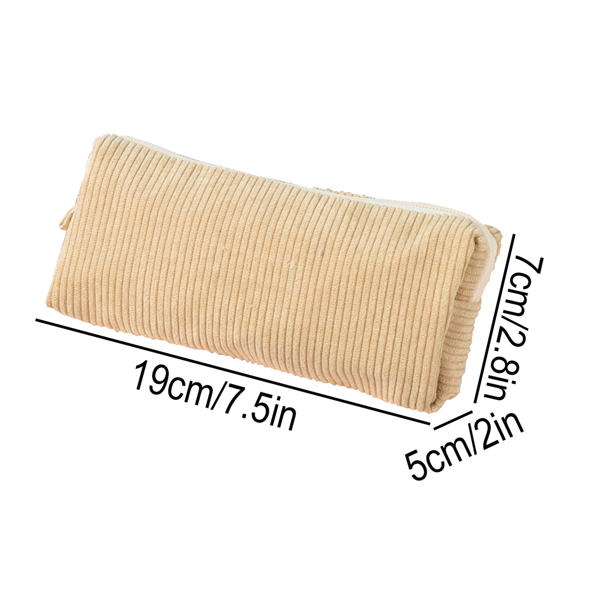 กระเป๋าใส่ดินสอผ้าลูกฟูกสไตล์เ - Aesthetic Large Pencil Case Pouch บทวิจารณ์และราคา