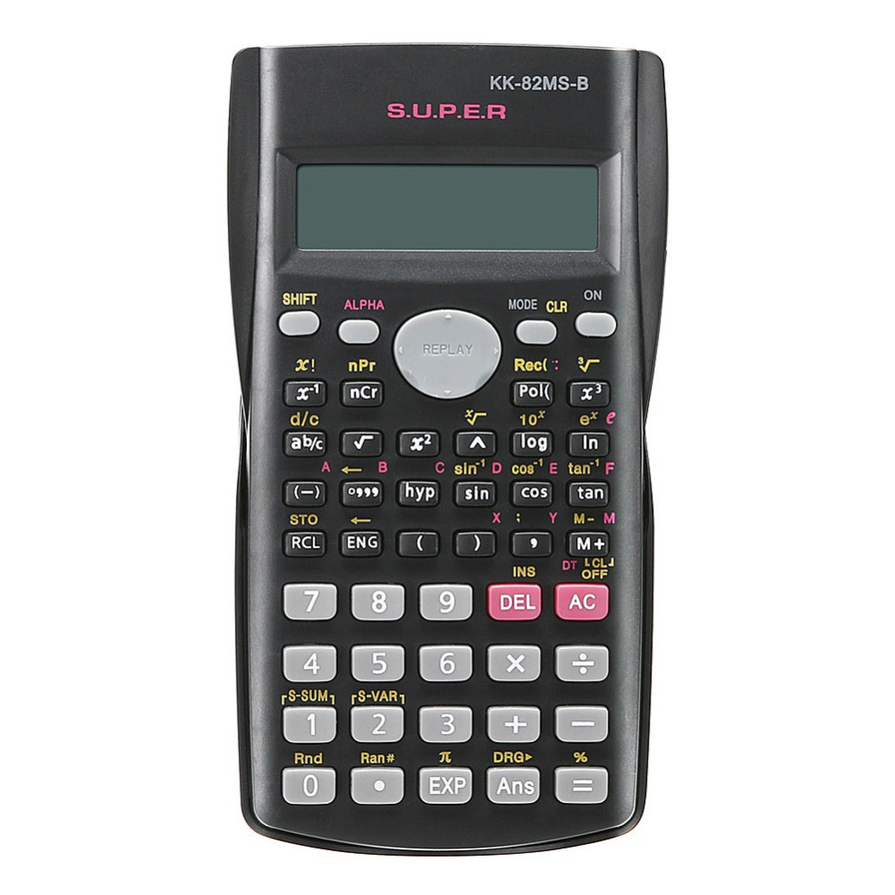 เครื่องคิดเลขวิทยาศาสตร์แบบพกพ - Scientific Calculator For Secondary School บทวิจารณ์และราคา