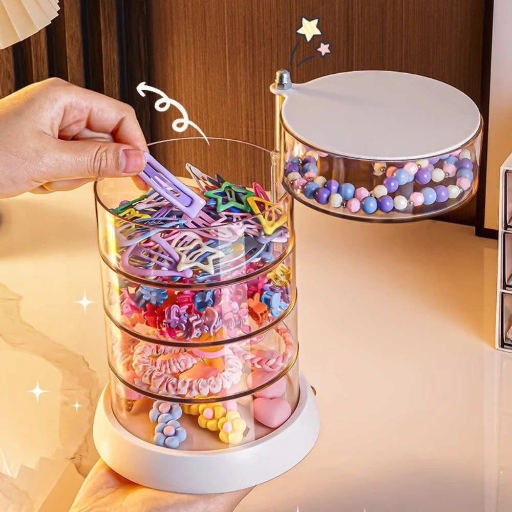 กล่องเก็บอุปกรณ์เสริมผมแบบหมุน - Desk Accessories บทวิจารณ์และราคา