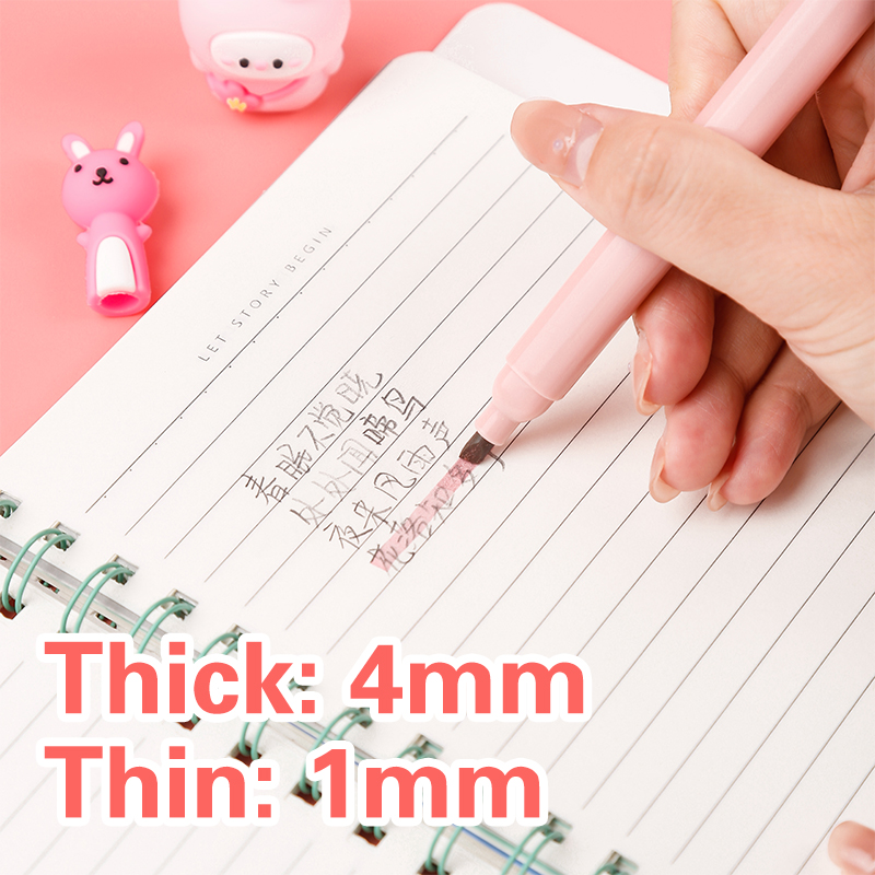 6 ชิ้น/แพ็ค Kawaii Cat Claw สี - Pastel Highlighter Set Double Ended บทวิจารณ์และราคา