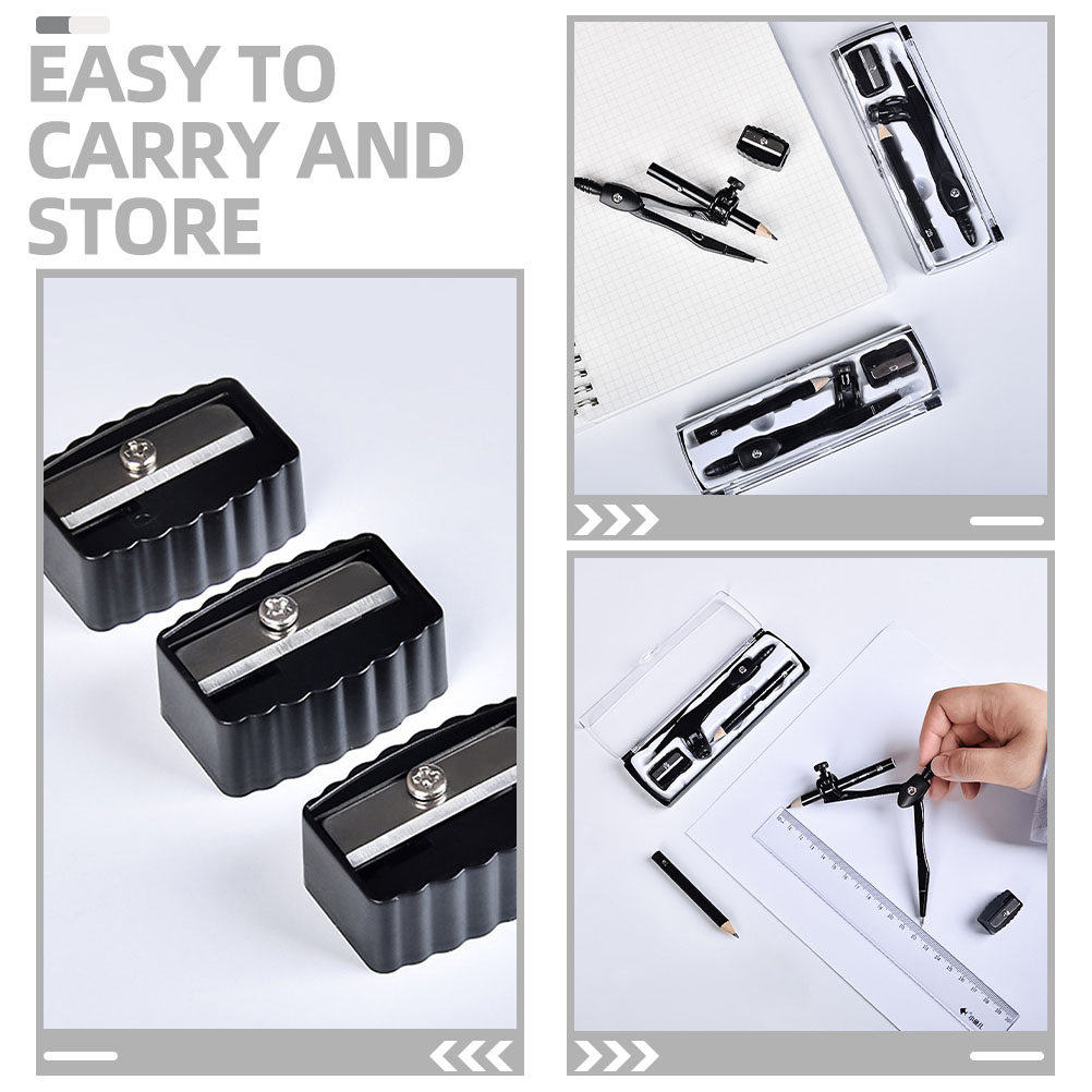ชุดวงเวียนสำหรับนักเรียน 1 ชุด - Math Geometry Set With Compass บทวิจารณ์และราคา