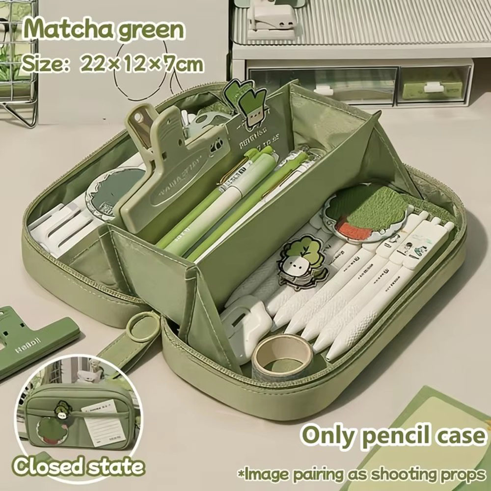 กระเป๋าใส่ดินสอทรงภูเขาไฟความจ - Aesthetic Large Pencil Case Pouch บทวิจารณ์และราคา