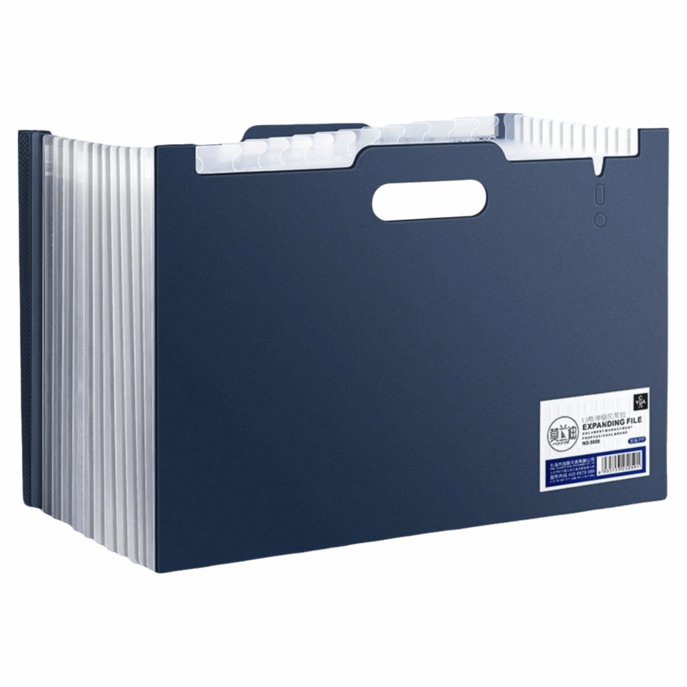 แฟ้มเอกสารแบบขยายได้ 13 ช่อง แ - Expandable Accordion File Folder 13 Pockets บทวิจารณ์และราคา