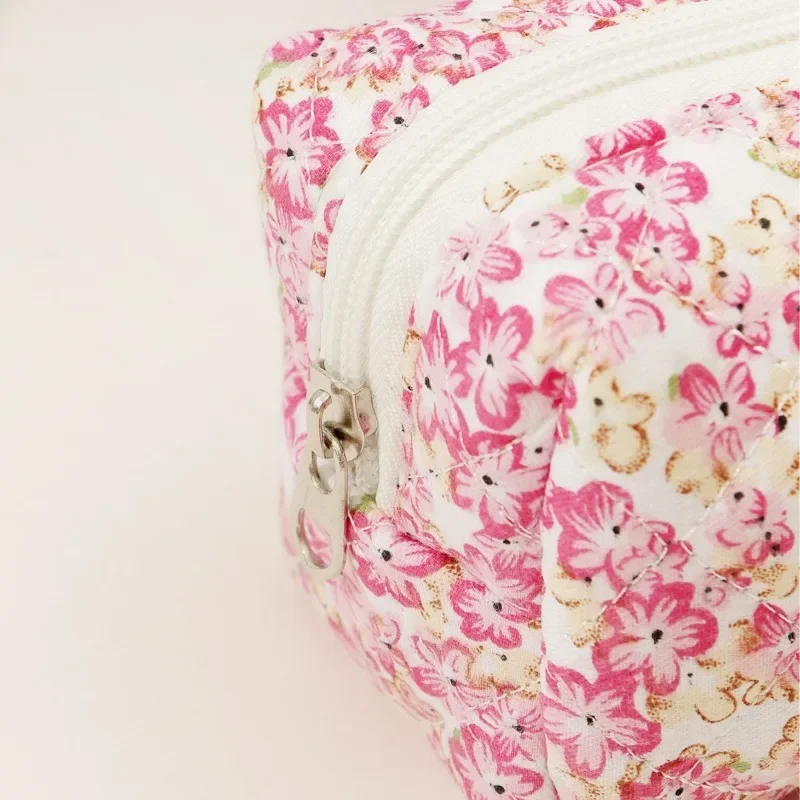 POUCH pensil ลายดอกไม้ย้อนยุคส - Aesthetic Large Pencil Case Pouch บทวิจารณ์และราคา