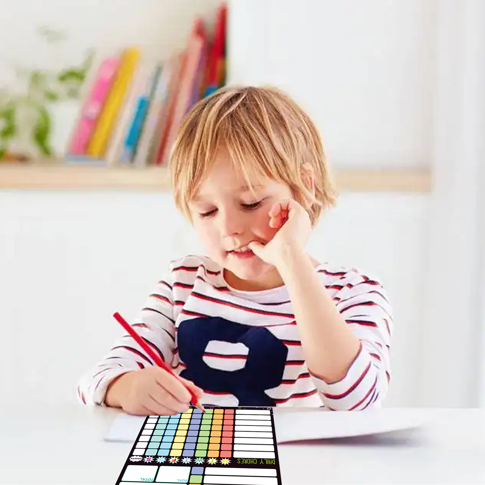Magnetic Chore แผนภูมิรายสัปดา - Kids Magnetic Reward Chart Board บทวิจารณ์และราคา