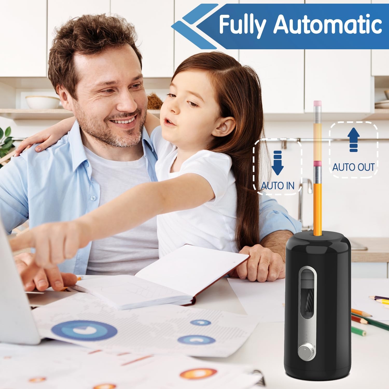 เครื่องเหลาดินสอไฟฟ้า Deli แบบ - Electric Pencil Sharpener Usb บทวิจารณ์และราคา